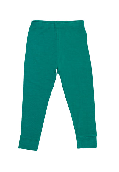 Emerald Green Long Sleeve Henley Pajamas